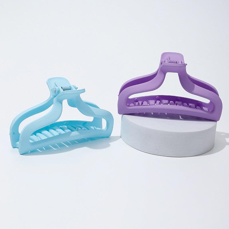 Al por mayor 10 piezas de plástico Candy Color Panger Style High Ponytail Plipper